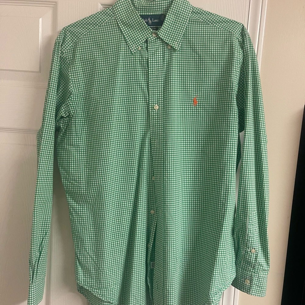 Polo Ralph Lauren Green Checkered Shirt
